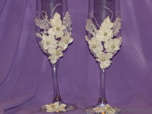 Свадебные бокалы и шампанское в Липецке - Изображение #2, Объявление #572993