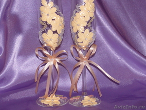 Свадебные бокалы и шампанское в Липецке - Изображение #4, Объявление #572993