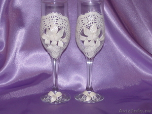 Свадебные бокалы и шампанское в Липецке - Изображение #5, Объявление #572993