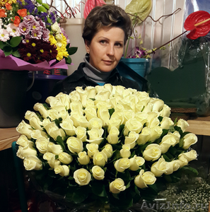 розы в Липецке доставка 101 роза - Изображение #2, Объявление #1007941